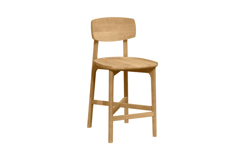 Red Oak Stool - BSFR-1910