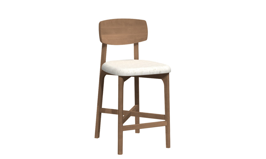 Walnut Stool - BSFW-1910
